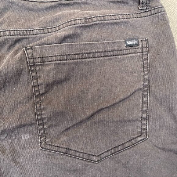 Vans Mens Chino Shorts Size 38 Brown Casual Summer Classic Straight - Picture 12 of 15